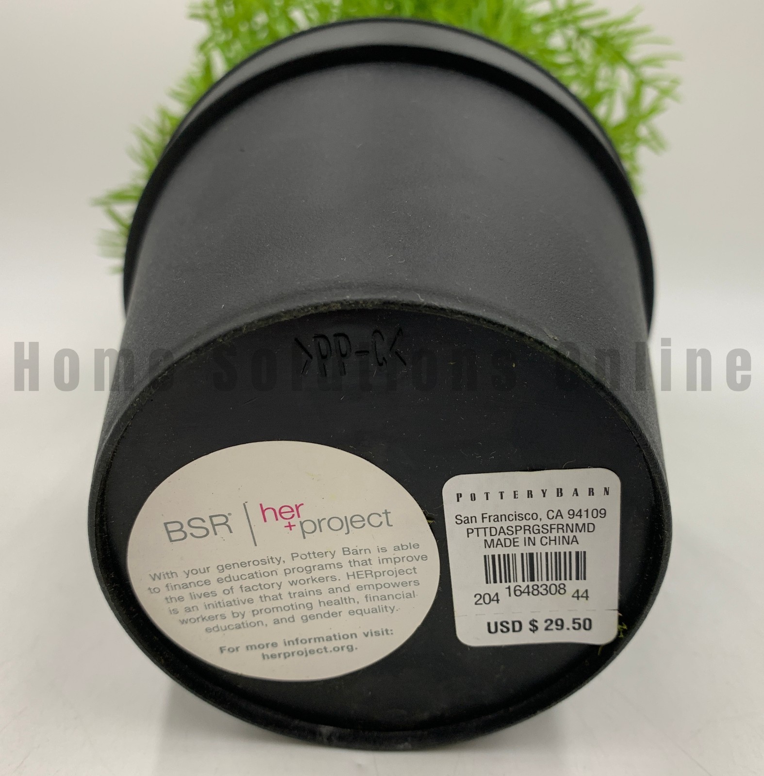 Pottery Barn Faux Potted Asparagus Fern Houseplant Medium 13&Prime; #S8007