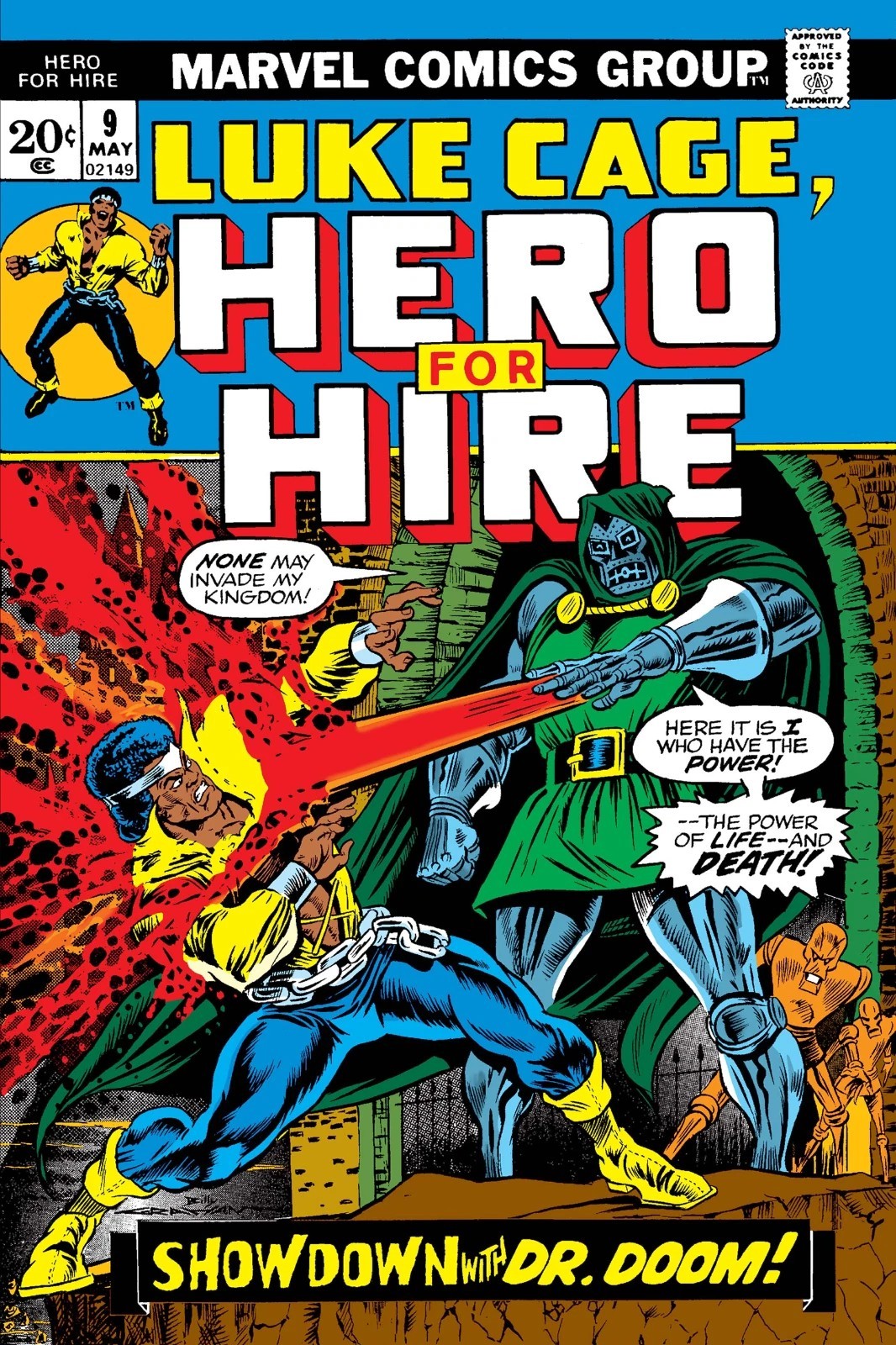 Luke Cage Hero for Hire Issue 9 Comic Book Doctor Doom Poster print 16&Prime;x24&Prime;