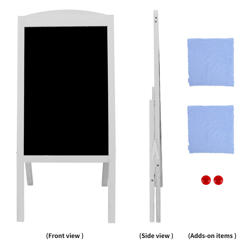 Large Outdoor Double Side Sidewalk Wooden A Frame Chalkboard Magnetic Sign Board