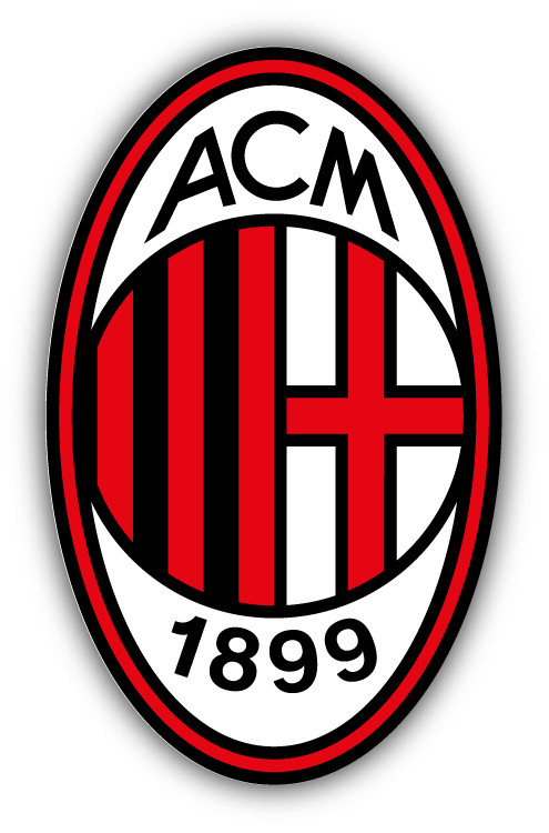 A.C. Milan FC Italy Europe Soccer Football Car Bumper Sticker Decal 3 » x 5 »