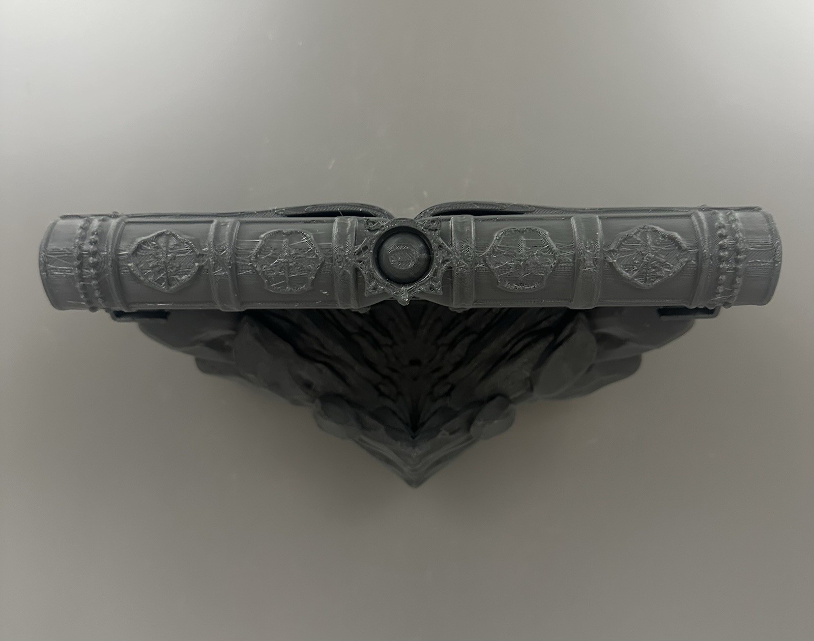 Spellbook Wall Shelf Gothic Fantasy Wizard Gamer Room Decor Medieval