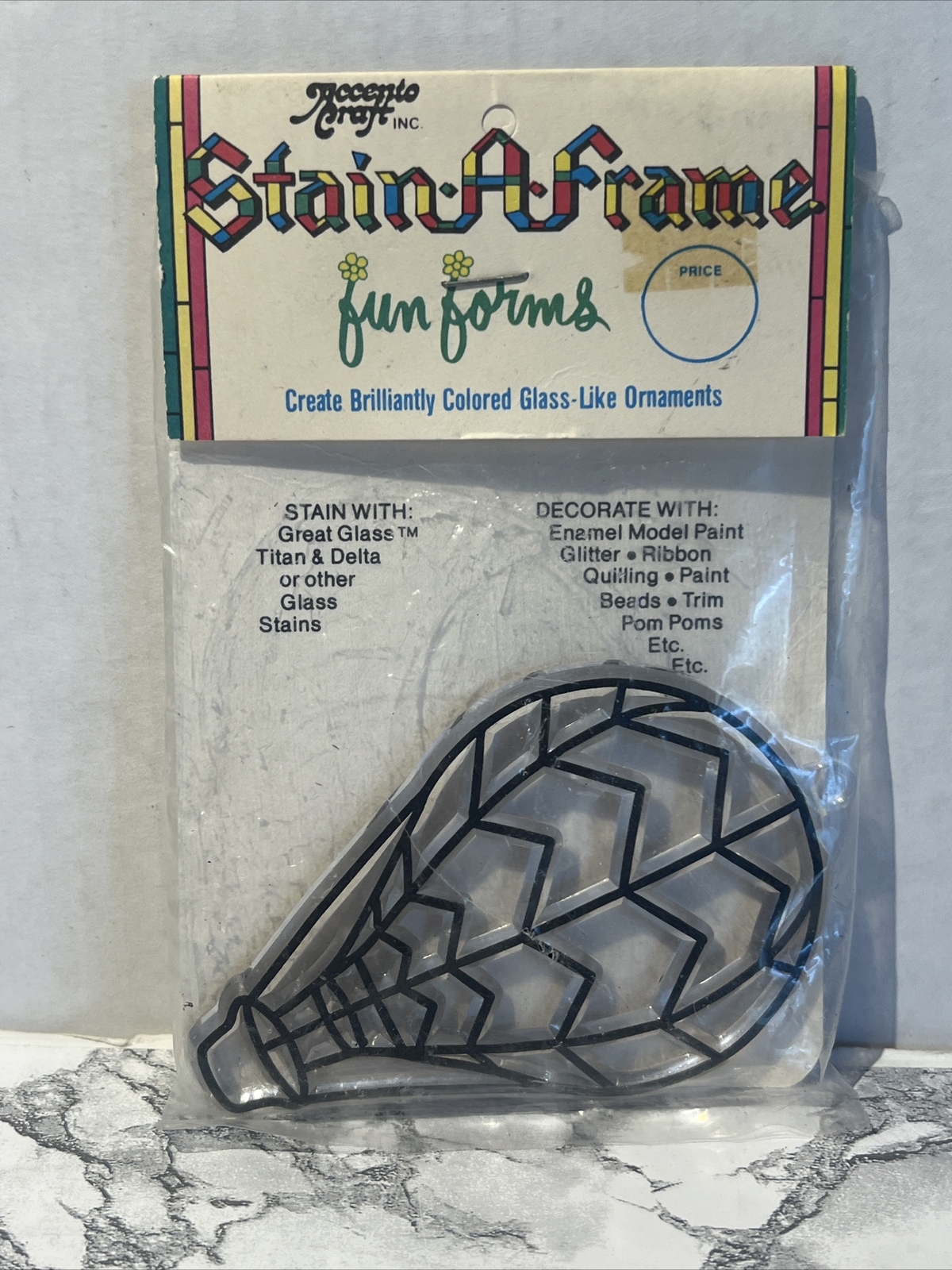 Stain A Frame Suncatcher Craft Ornament Accento Craft Hot Air Balloon All Ages