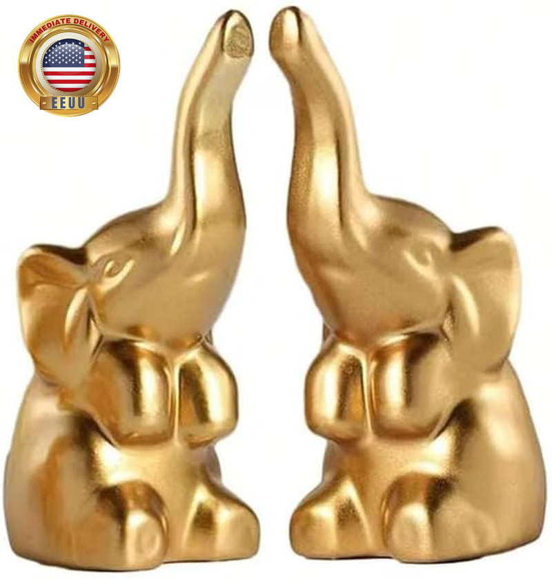 Elephant Statue Home Decor,Modern Style Figurines,Sculpture for Living Room Offi