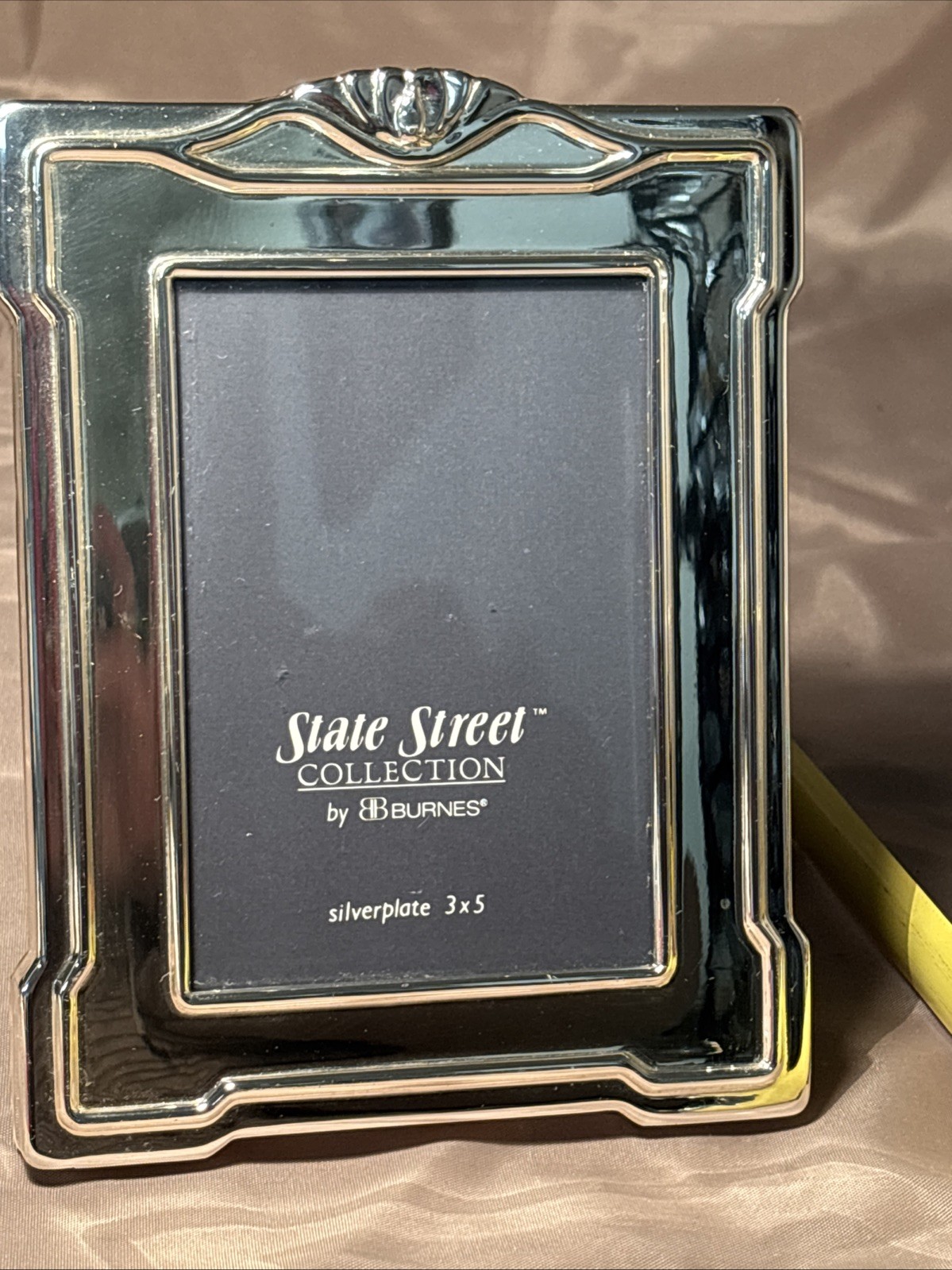 State Street Collection silver-plated picture frame by B&B Burnes