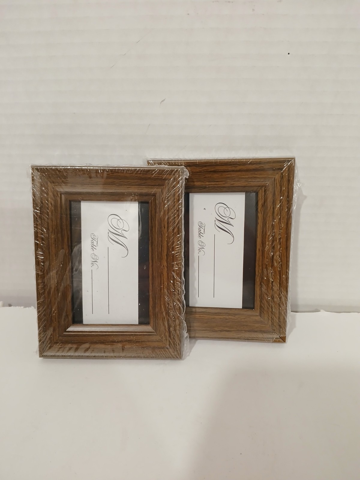 2 Pack 2.5X3.5 in. Brown Picture Frames Vertically or Horizontal