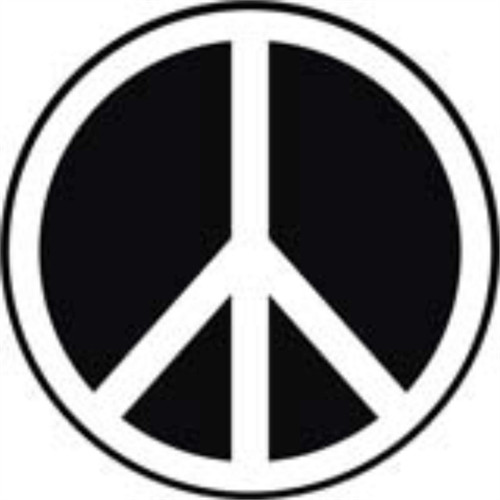 Peace Symbol – Sticker – 2 5/8&Prime; Round