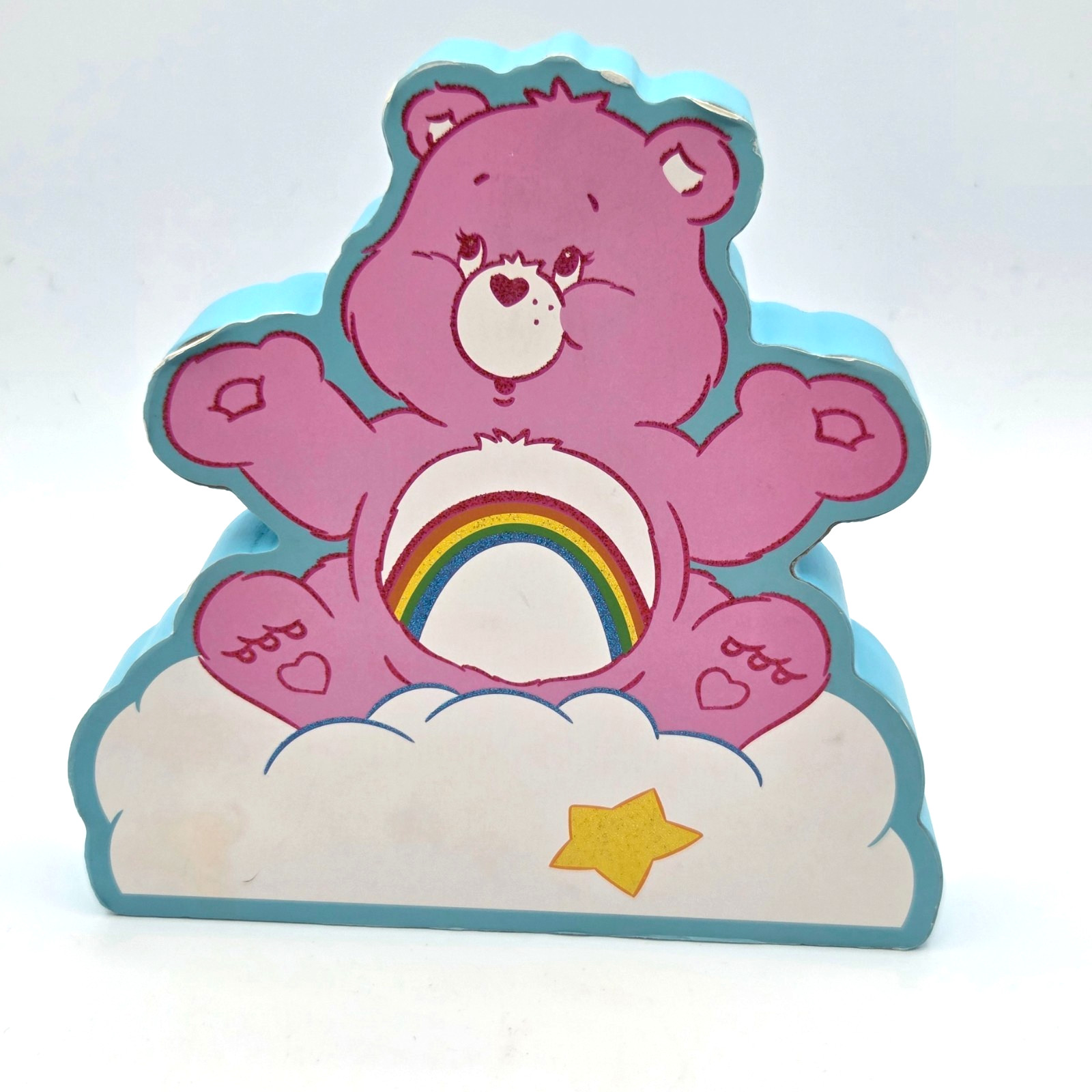 Care Bears Cheer Bear Large Die Cut Wall Art Sign by Silver Buffalo
