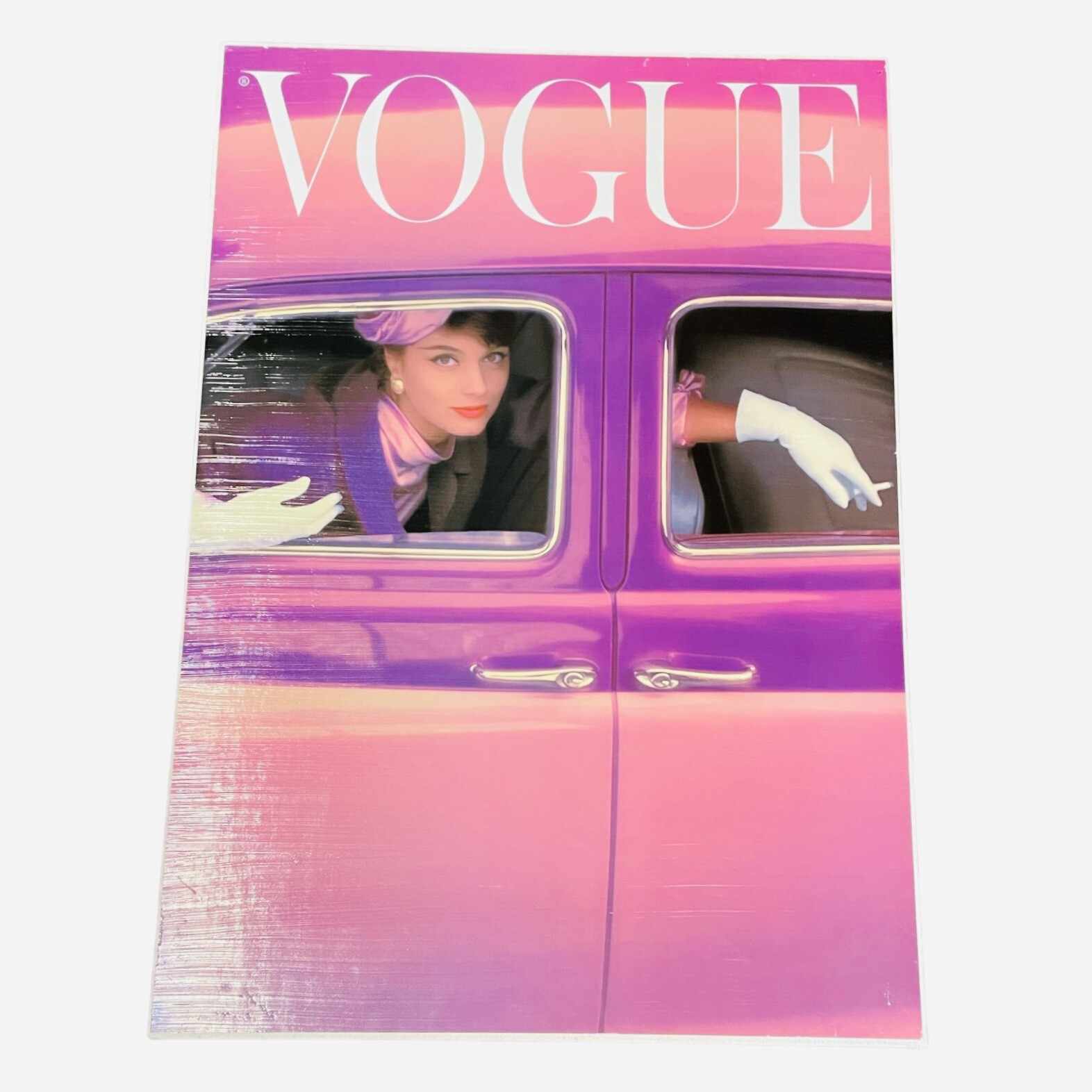 Large VTG Vogue Cover Posters Canvas Pictures Wall Home Decor Designer Pink
