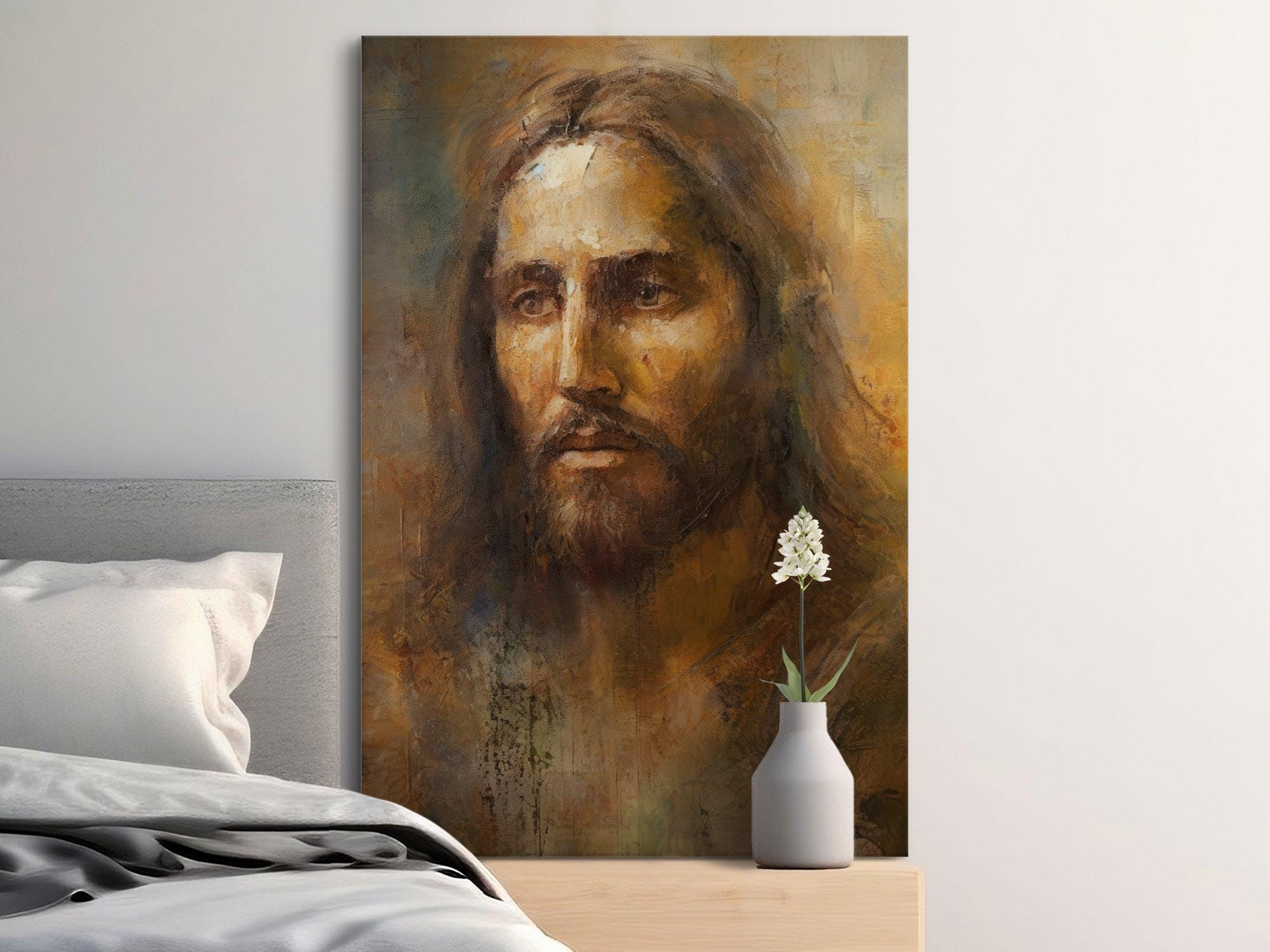 Custom Jesus Christ Canvas – Inspirational Christian Wall Art