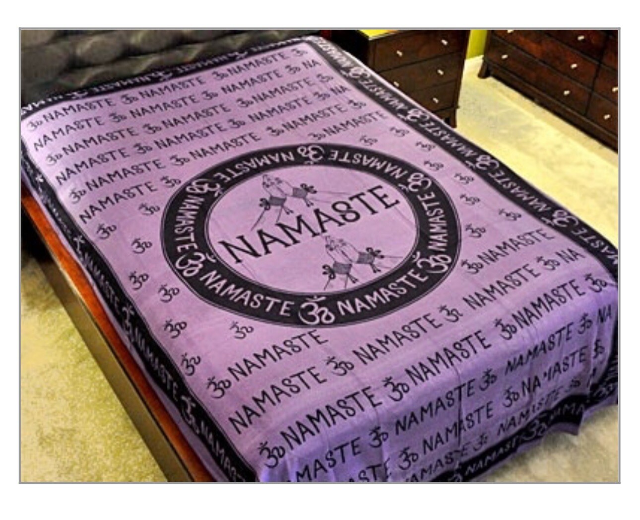 Namaste Tapestry – 72″ x 108″ – Purple