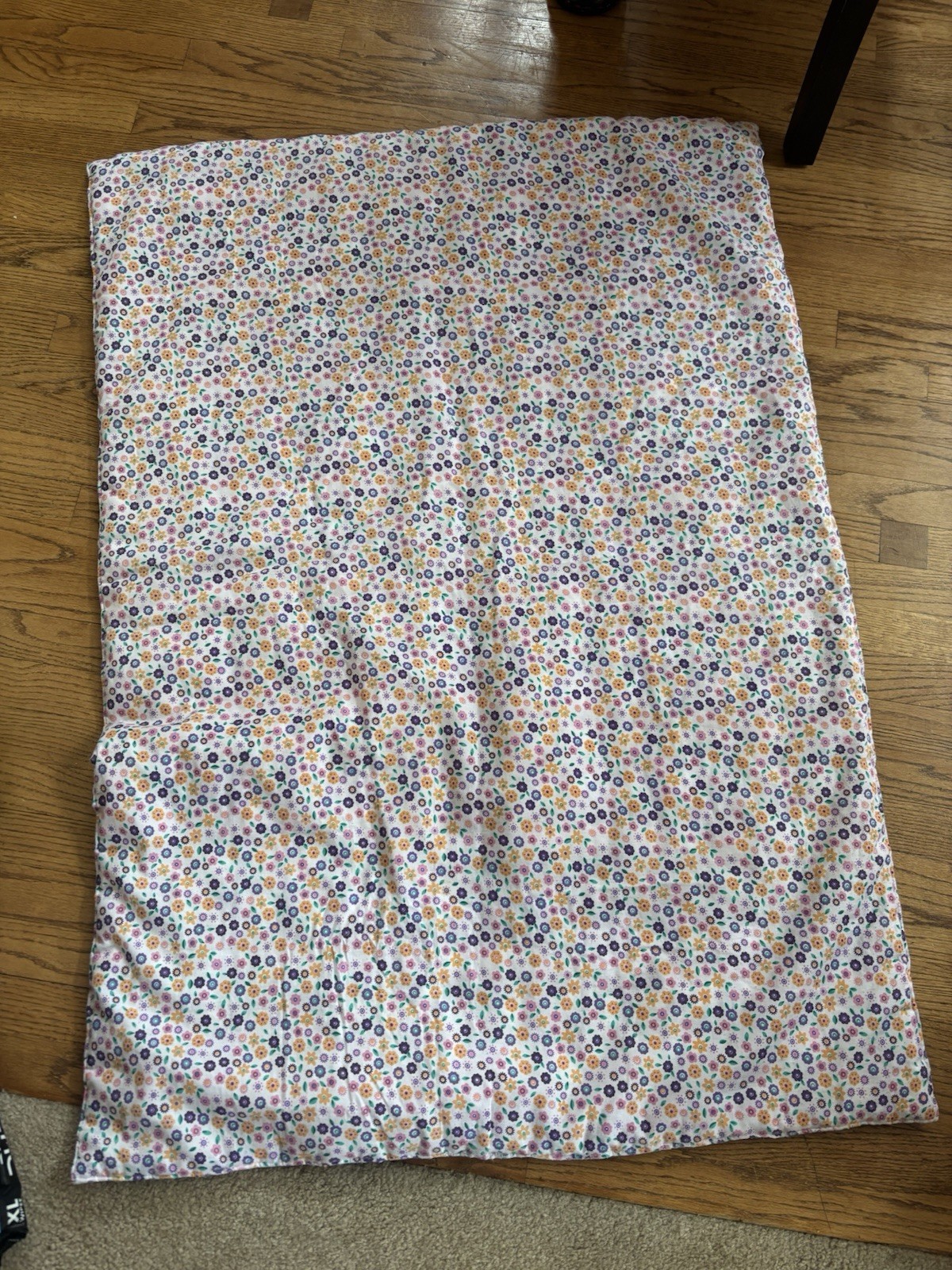 Handmade Puff quilt Blanket Vintage multi pattern