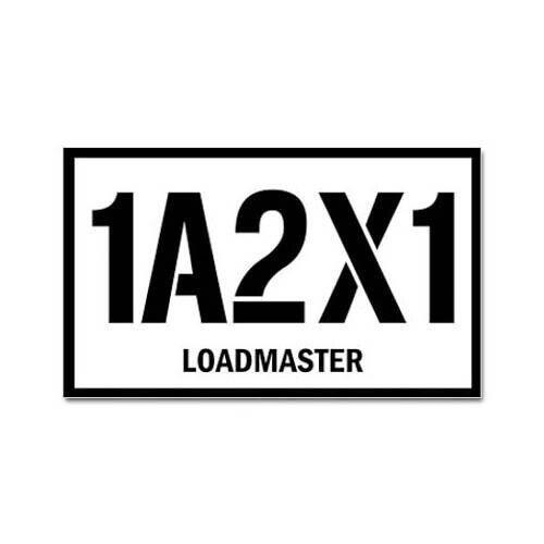 1A2X1 LoadMaster AF Sticker Decal Military usa base