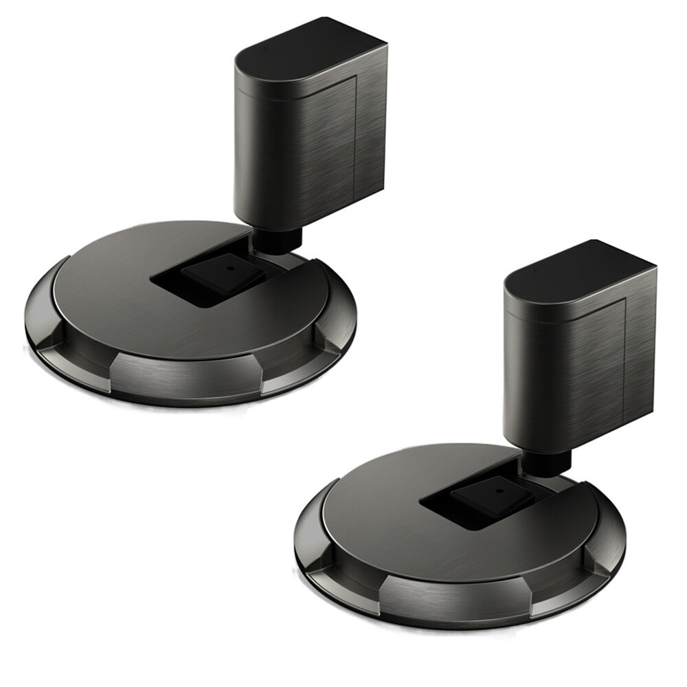 2PCS Magnetic Door Stopper Mechanical Silent Floor Door Stop Door Catch Holder