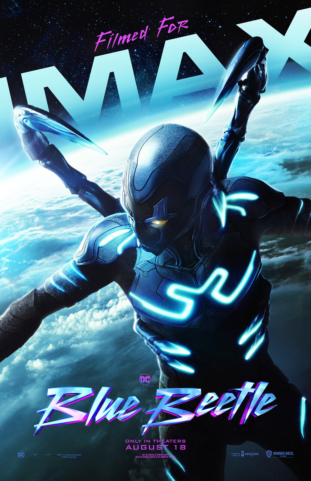 BB0652 Blue Beetle Film By Angel Soto 2023 IMAX Movie Poster 11×17