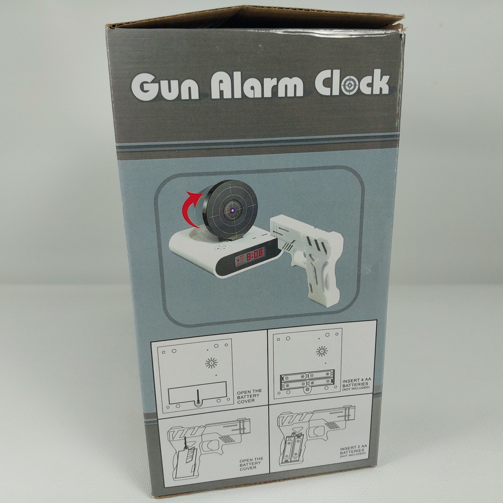 Gun Target Alarm Clock Camouflage BF1821 Shooting Game For Parts Read Below
