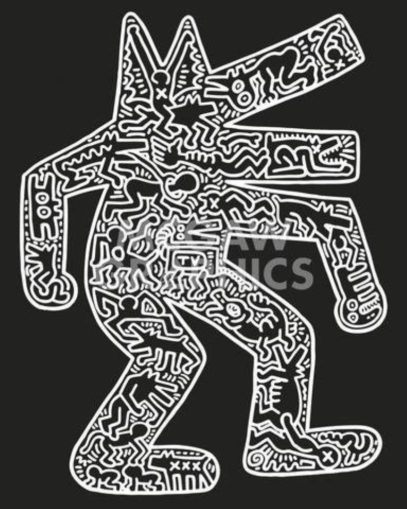 Dog 1985, Keith, Wall Decor Art Print Poster 14&Prime; x 11&Prime; 2488