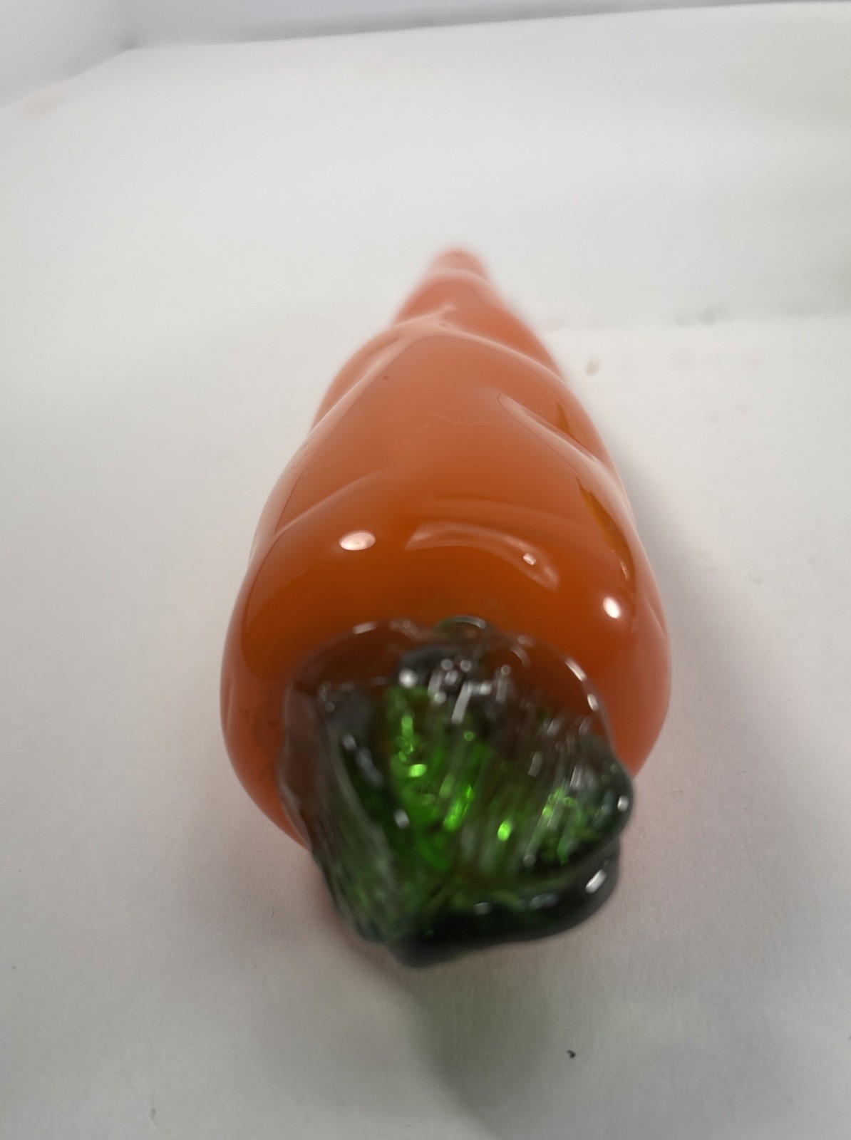 Vintage Lot Of 7 Blown Glass Art Glass Vegetables & Fruits Murano Style