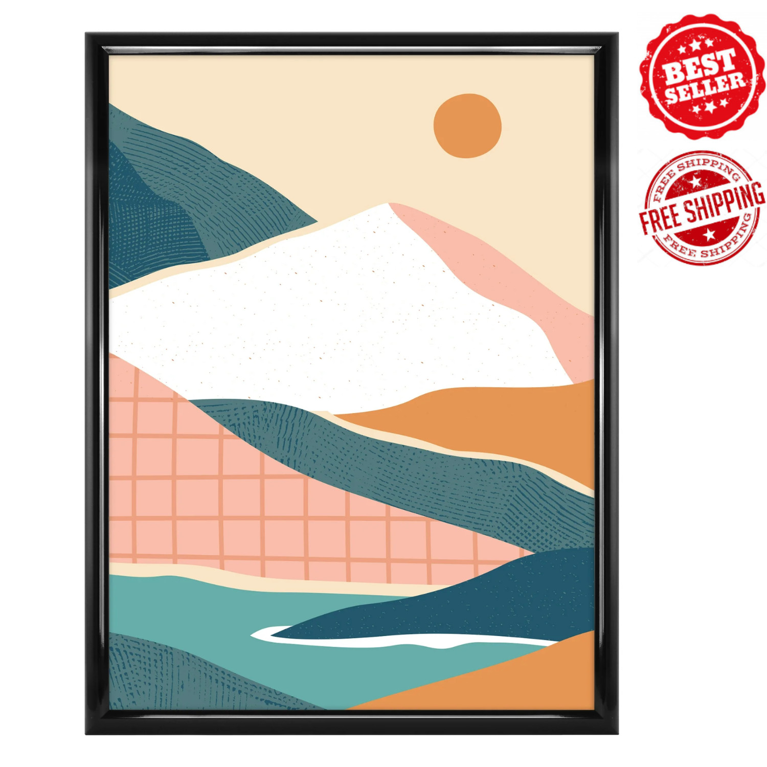 18&Prime; x 24&Prime; Trendsetter Poster and Picture Frame Home Office Wall Decor, Black