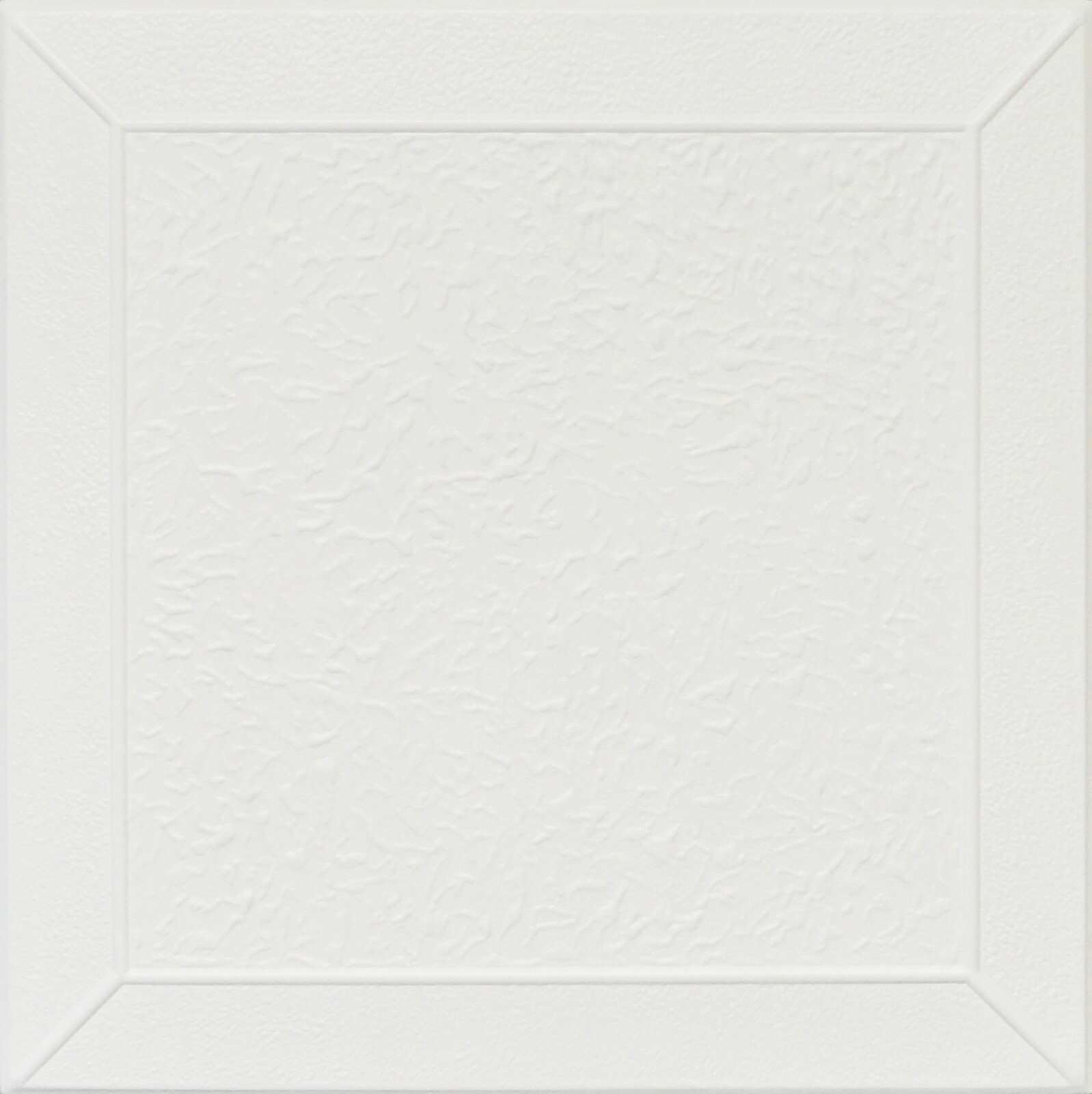 Decorative Ceiling Tiles Easy Installation Ultra Pure White SATIN painted R27W