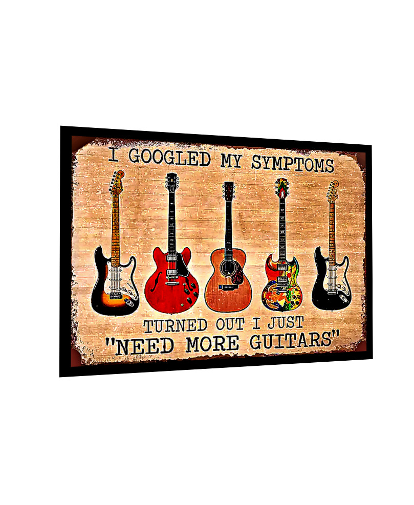 Need more guitars » music sticker sign. Always need more guitars. 4 Sizes