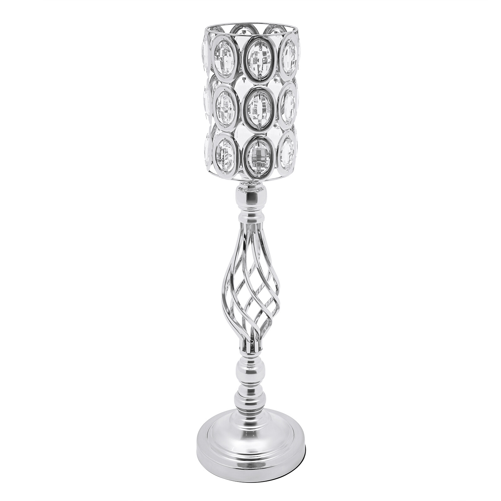 10PCS Crystal Flower Vase Stand Party Decor Metal Wedding Table Centerpieces