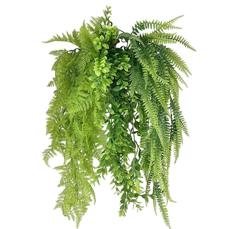 Artificial Plant, 3pcs Set imitating Green wall Hanging, UV Resistant False F…