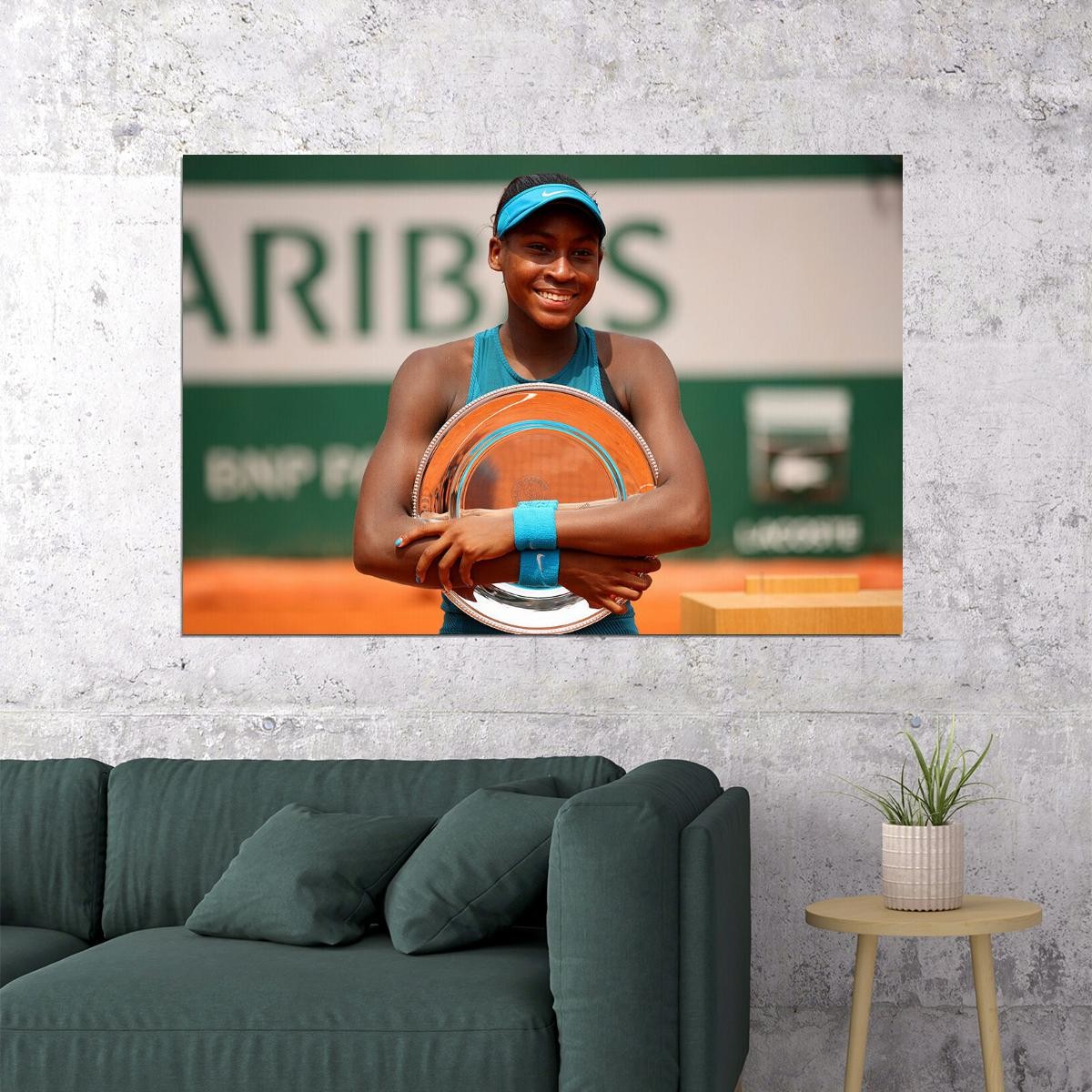 617019 Cori Gauff Usa Tennis Player Sports Player Wall Print Poster