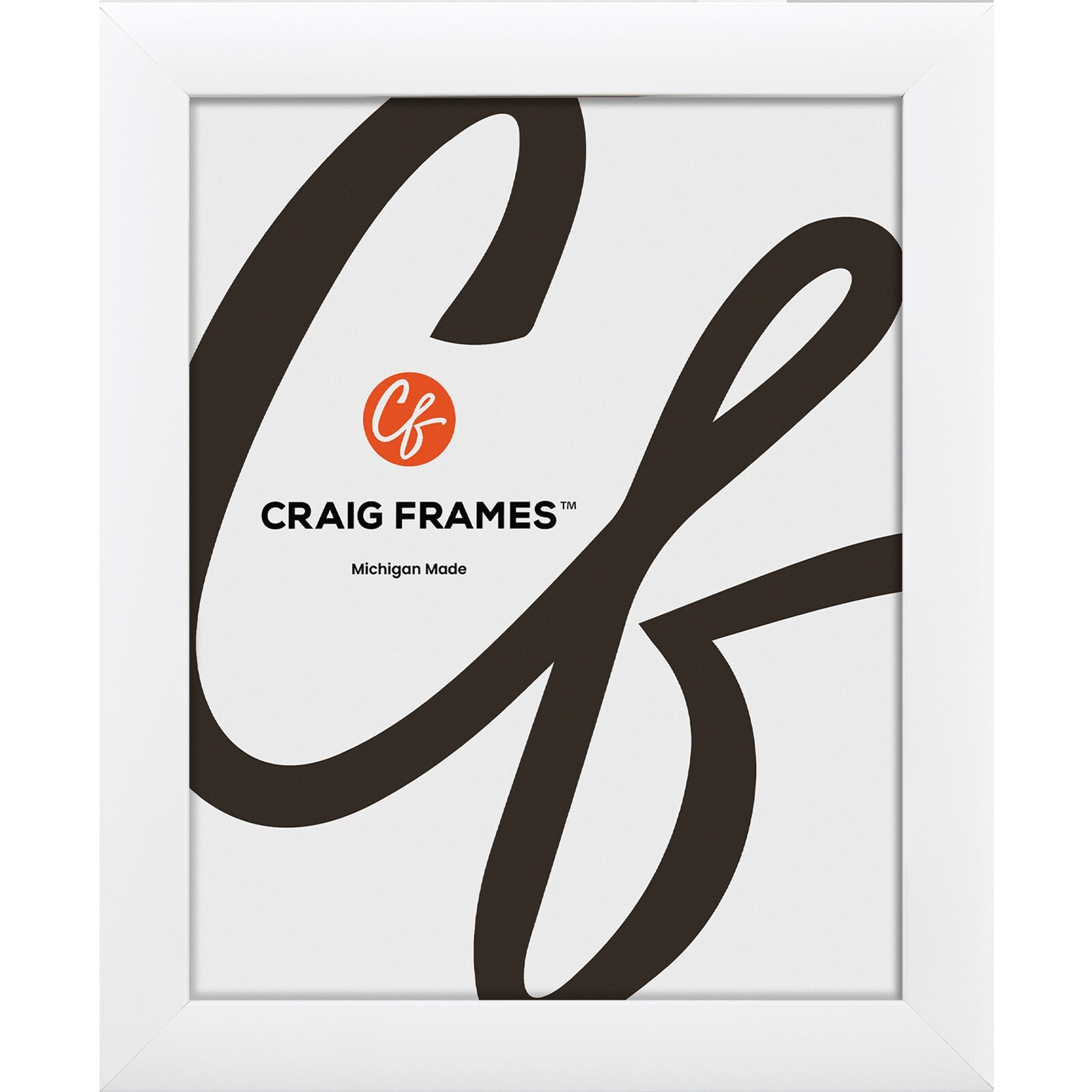 Craig Frames White Picture Frames & Poster Frames, 1&Prime; Wide Contemporary Style