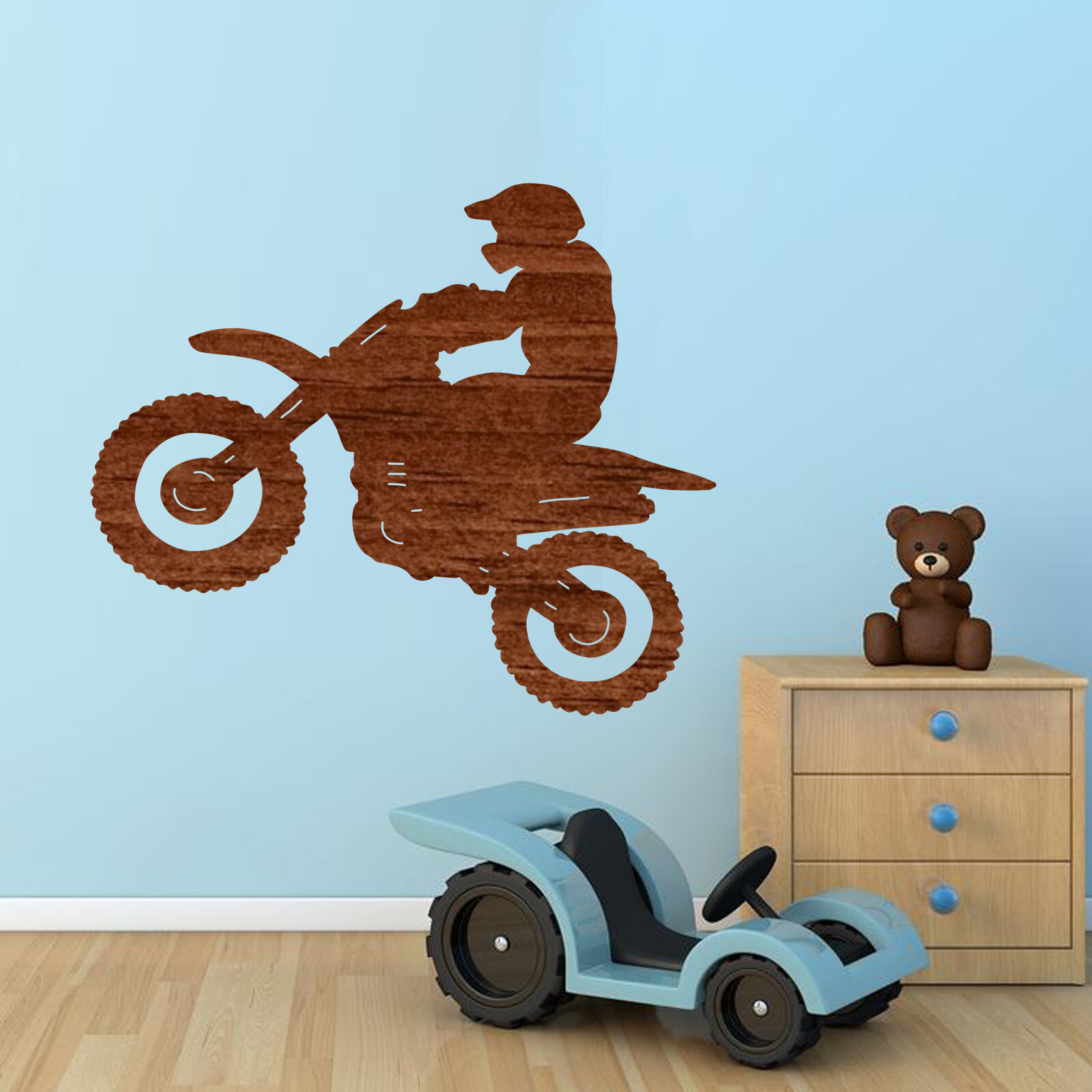 Dirtbike cut out, Wood plaque sign,wood Crafts,Craft supply, home decor