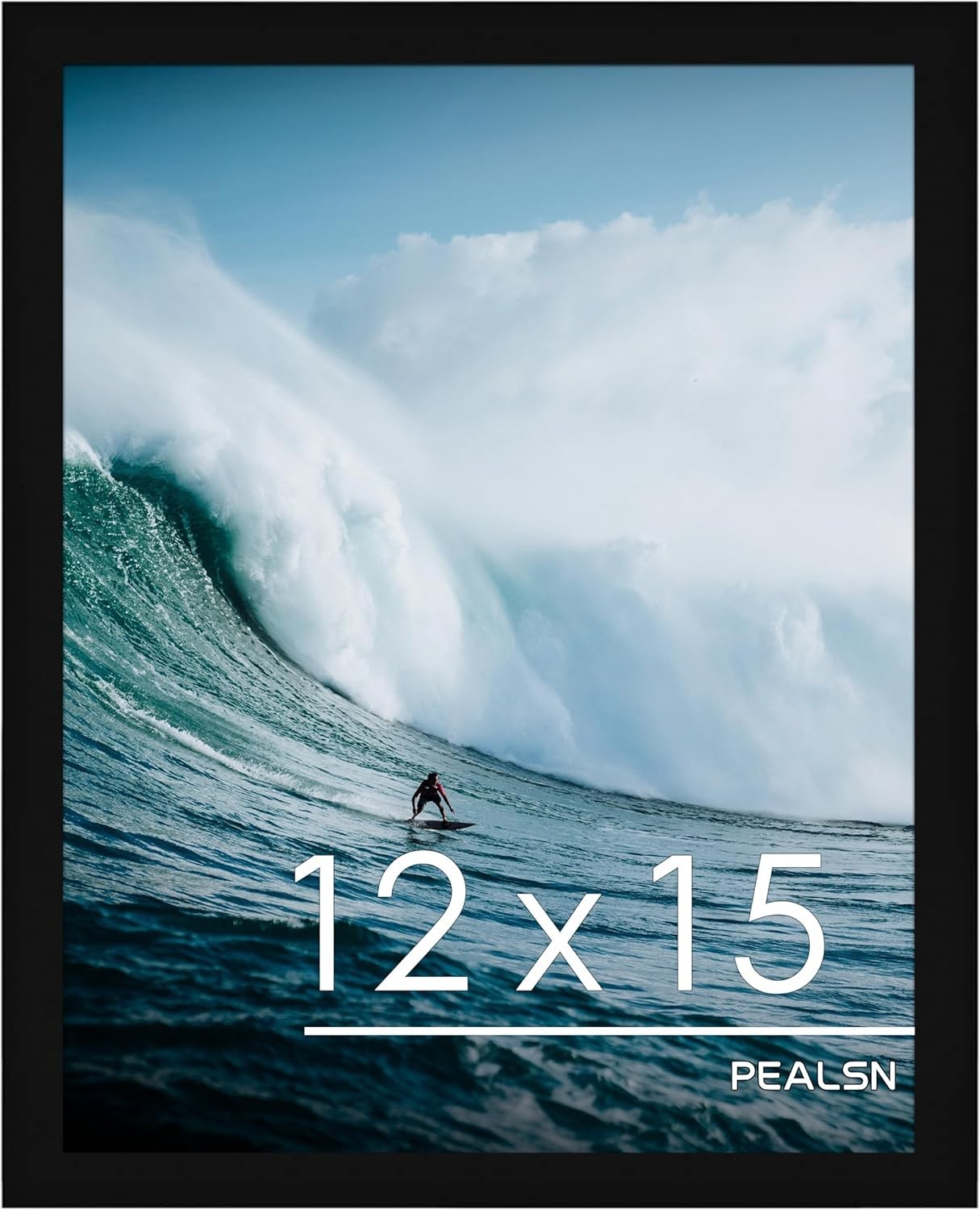 Picture Frame 12×15 Black Wall Mount Frame for Photos Artwork 1 Pack