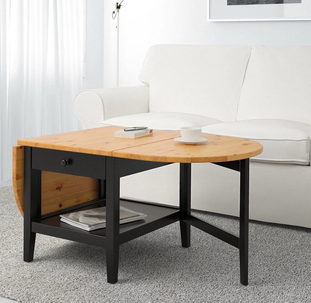 IKEA ARKELSTORP coffee table 65x140x 52xcm black In Hand ! 303•541.27