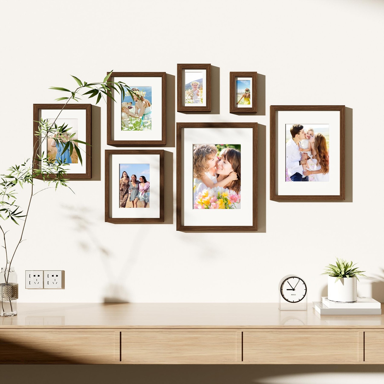11×14 Picture Frame Set of 10, Display Photos 8×10 with Mat or 11×14 Unmatted…
