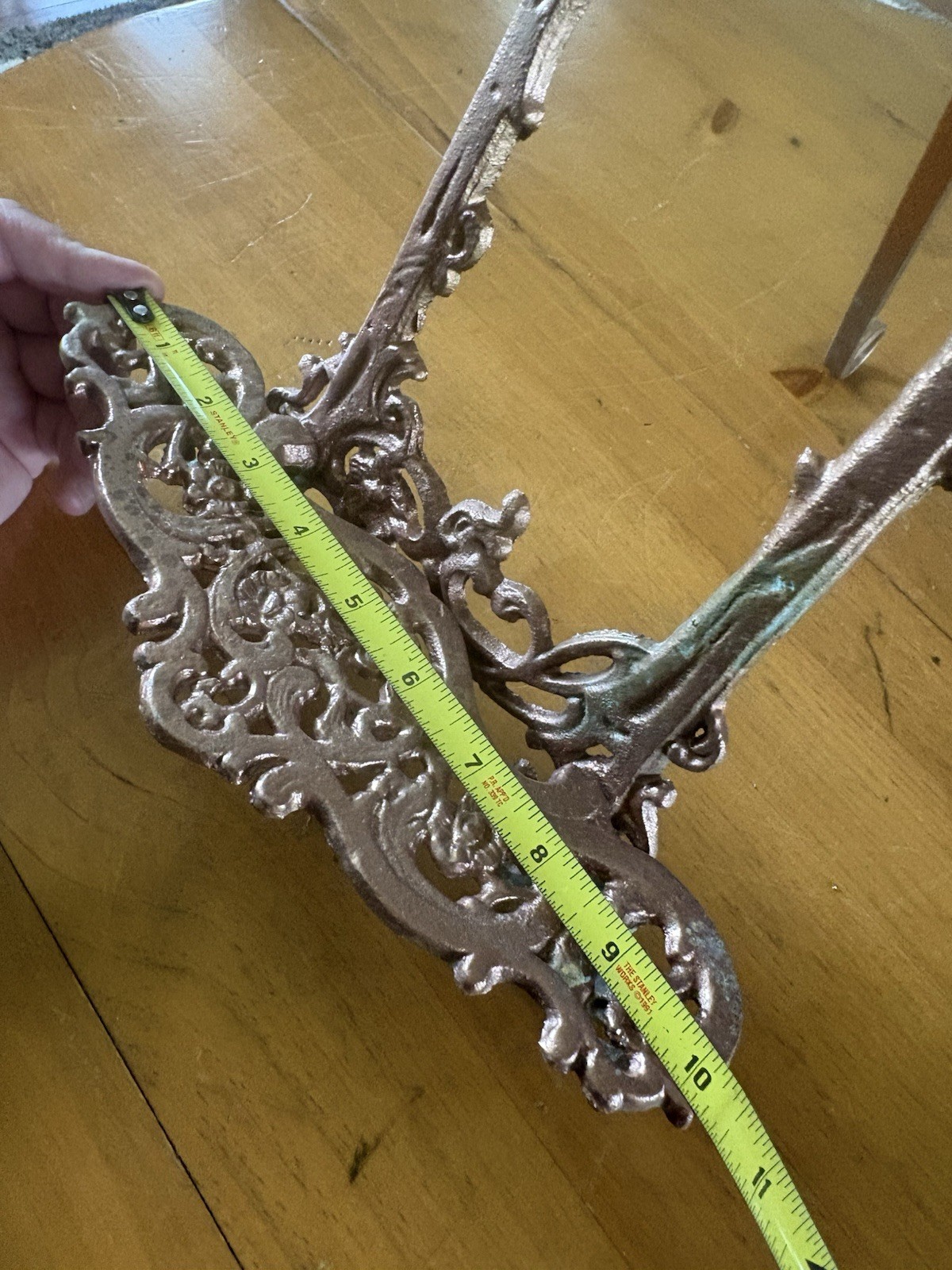 Vintage Cast Iron Ornate 24” Table Top Easel-Fairy/Cherub-24x14x10”-5 Pounds!