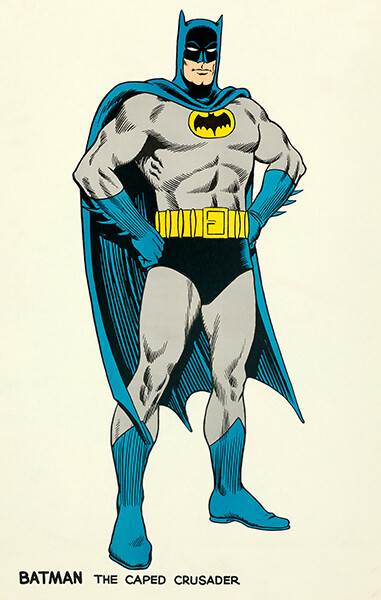 Batman – The Caped Crusader – 1966 – POP Art Poster