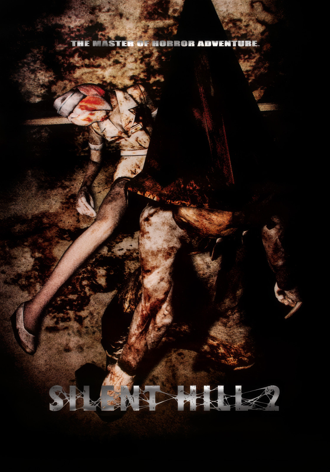 Silent Hill 2 Poster Pyramid Head Bubble Head Nurse Horror Game Print 11 x 15.7&Prime;