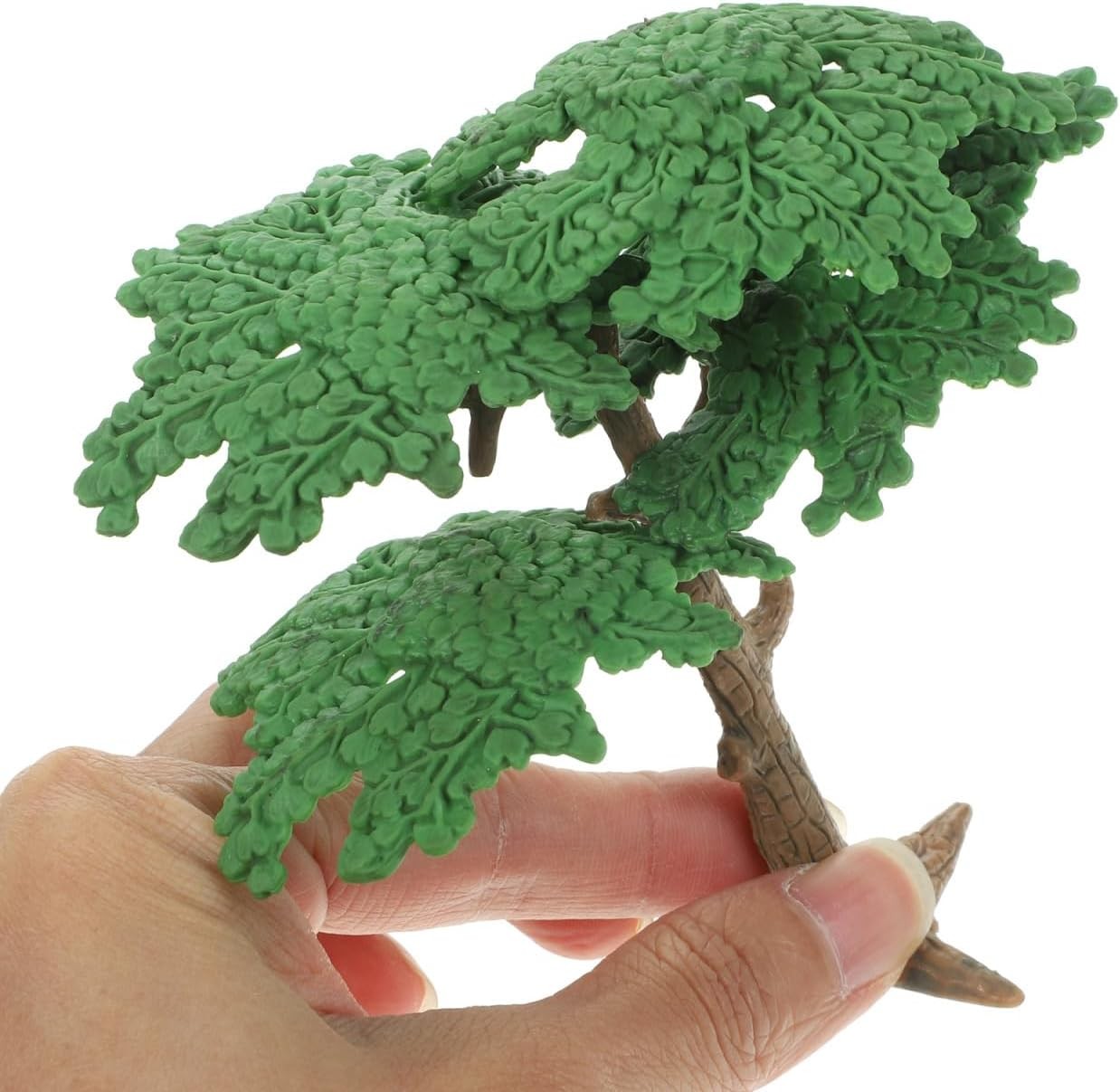 Mini Pine Cypress Tree Model, 3-Piece Artificial Landscape Trees for Diorama