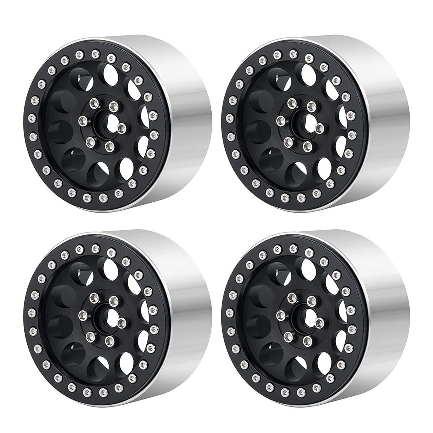 Benedict Harry 2.2&Prime; Beadlock Wheels Rim 35mm for 1/10 RC Axial SCX10 Wraith 9…