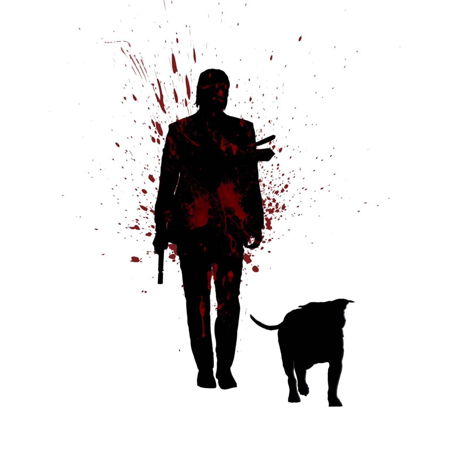 3&Prime; x 3&Prime; &lsquo;John Wick&rsquo; Vinyl Matte Sticker