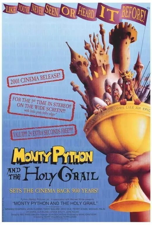 Monty Python and the Holy Grail Graham Chapman Wall Decor Print Poster
