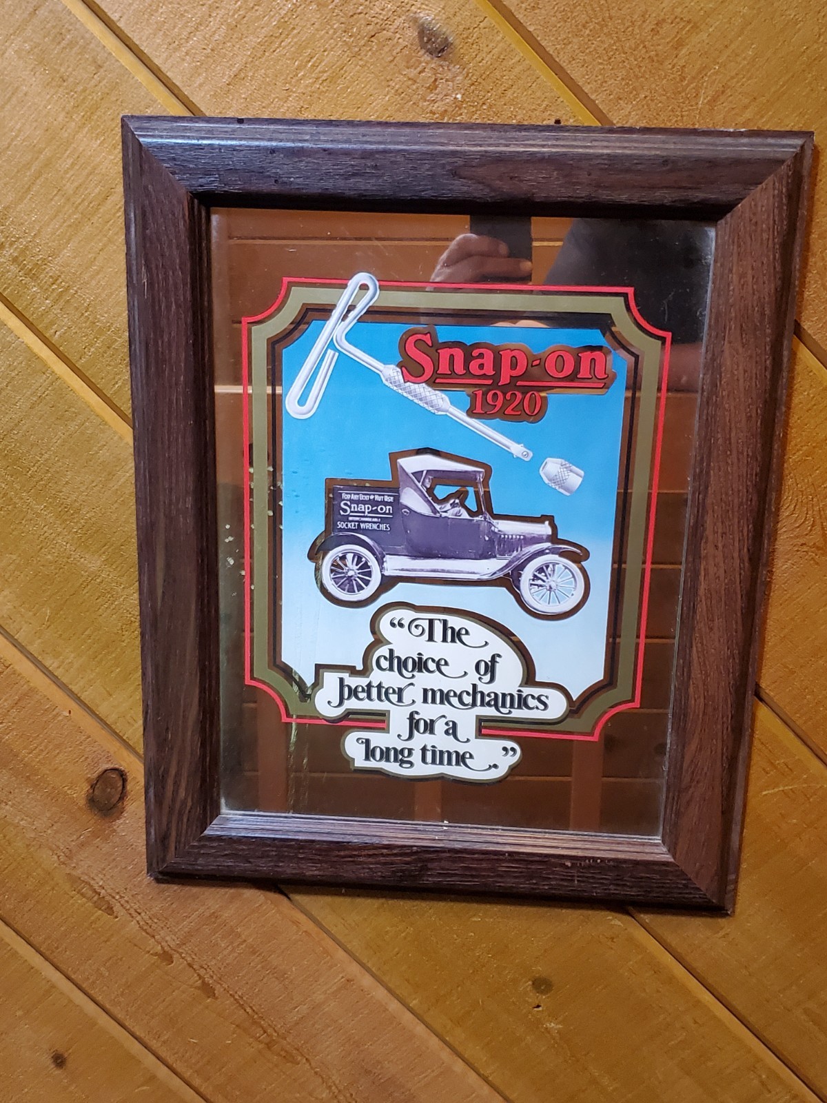 Snap-On Wall Mirror 19 x 15 Inch