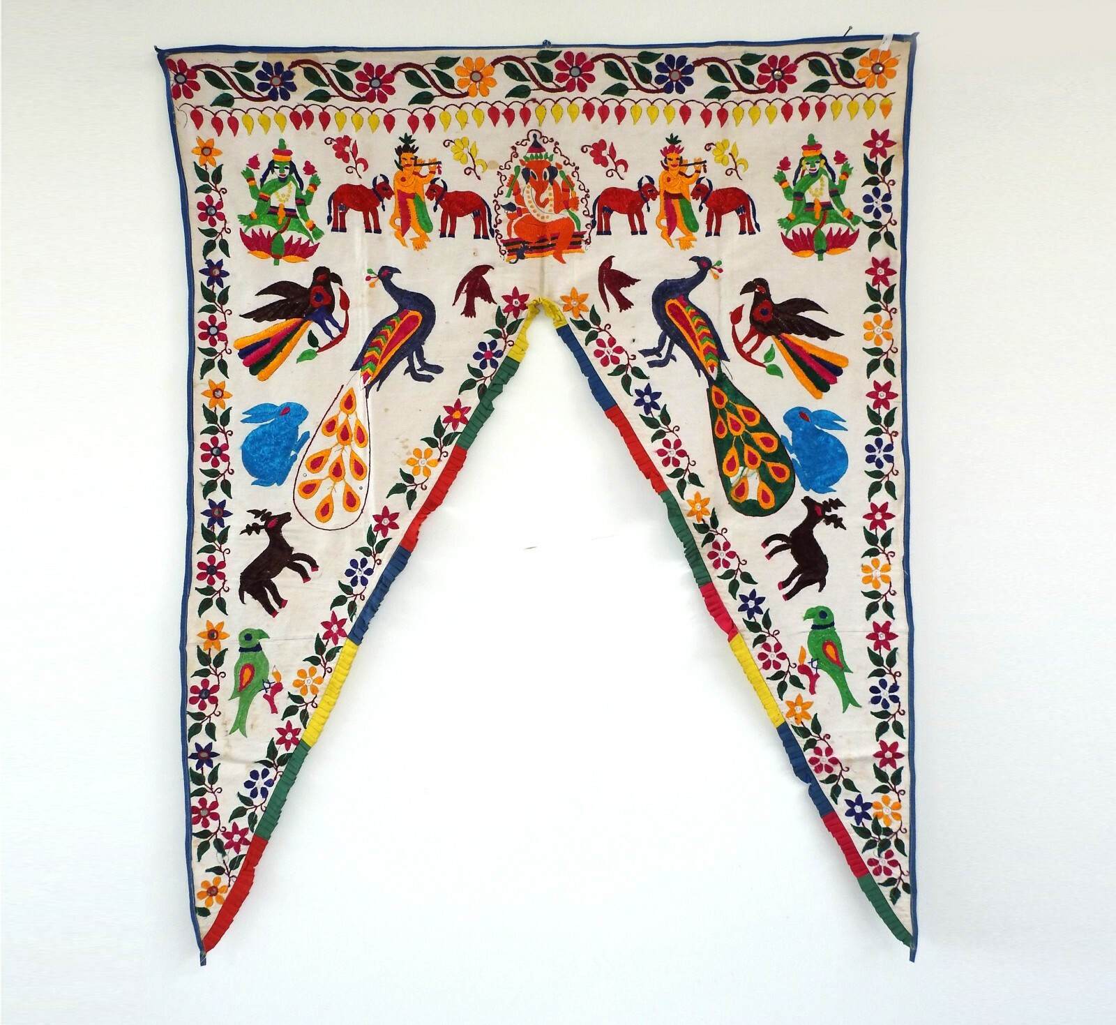 Vintage Welcome Gate Toran Door Valance Window Décor Tapestry Wall Hanging DV28