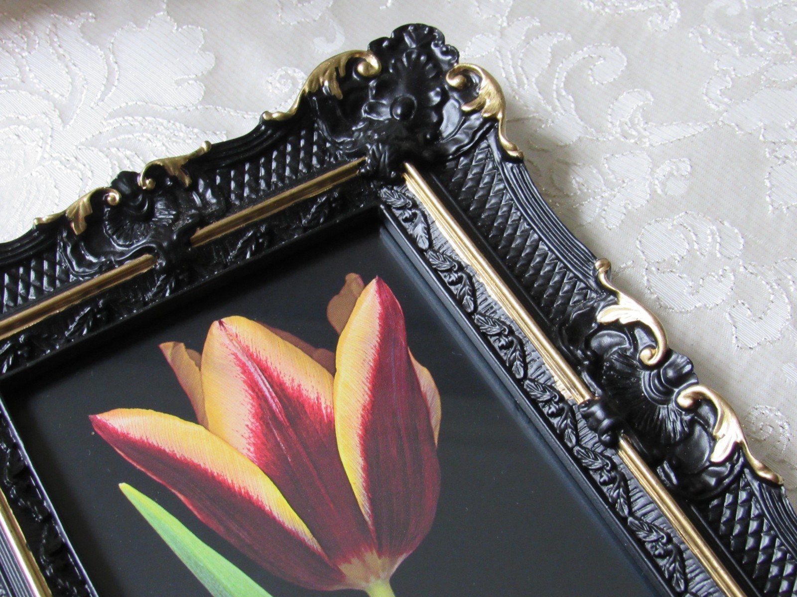 Ornate 4×6 frame,Baroque,Gilded frame,Glam,Black with Gold,Events,Victorian,Goth