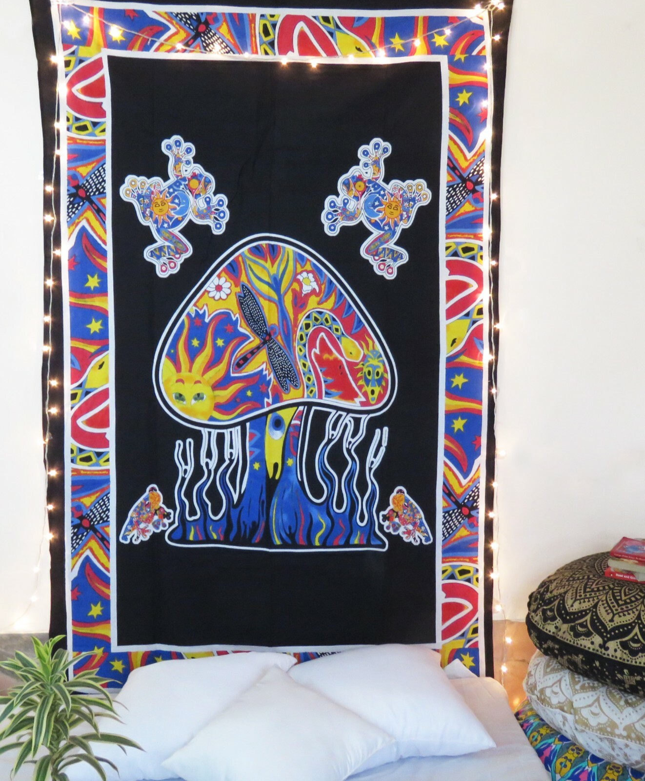 Mandala Tapestry Indian Wall Hanging Decor Bohemian Hippie Queen Twin Poster New