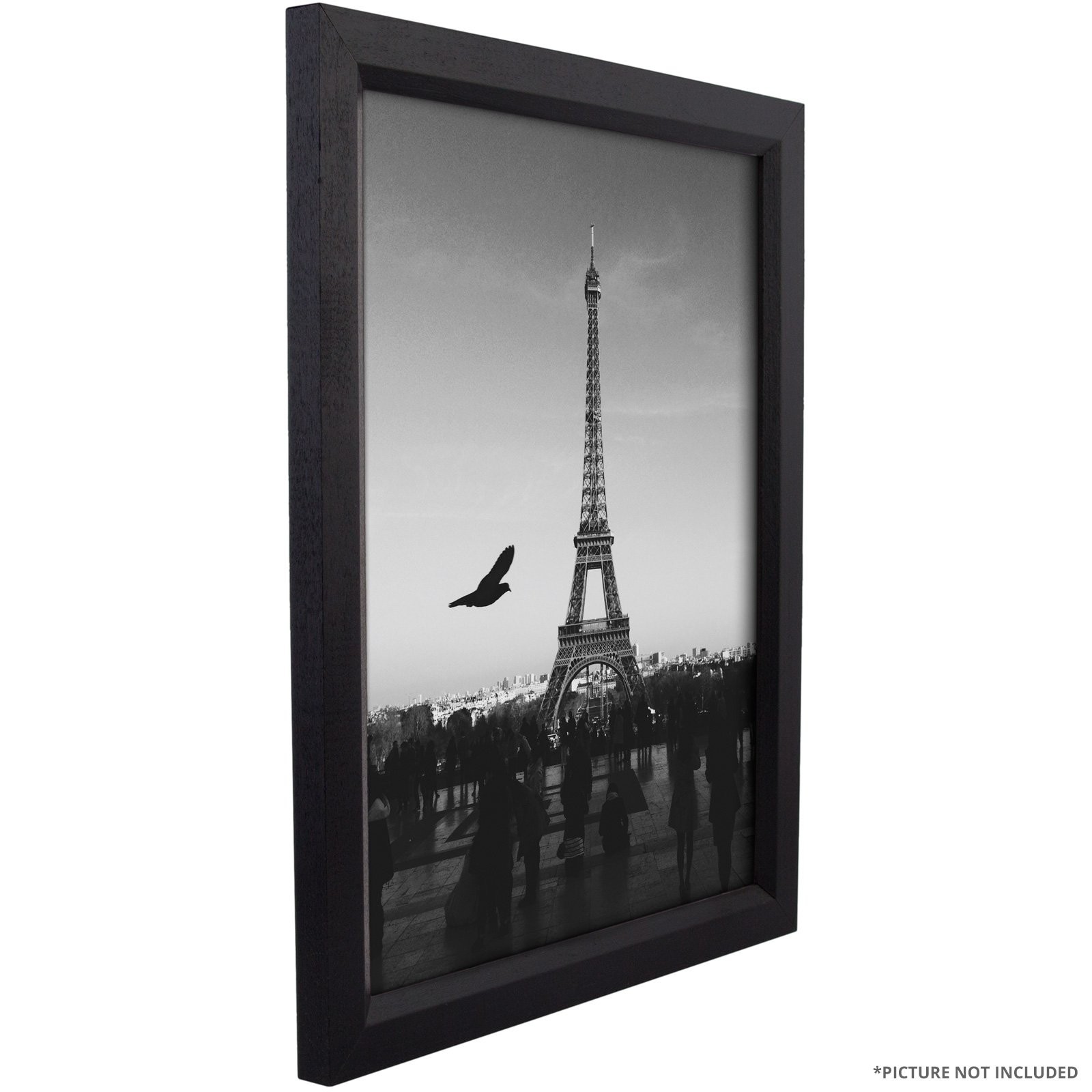 Craig Frames 7171610BK 19 by 25-Inch Picture/Poster Frame, Wood Grain Finish, 0.