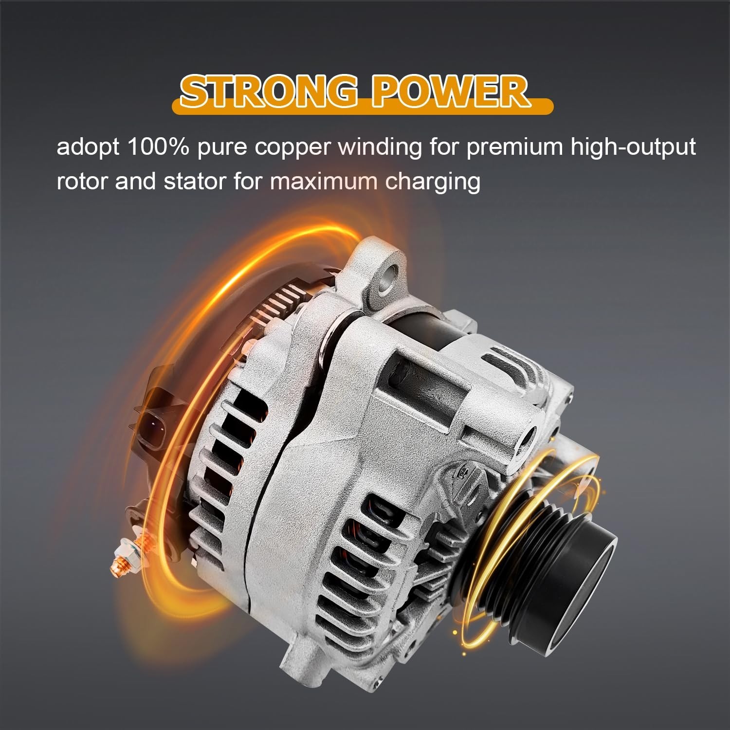 300AMP 11584 Alternator Compatible with Jeep Wrangler/Wrangler JK 3.6L V6 201…