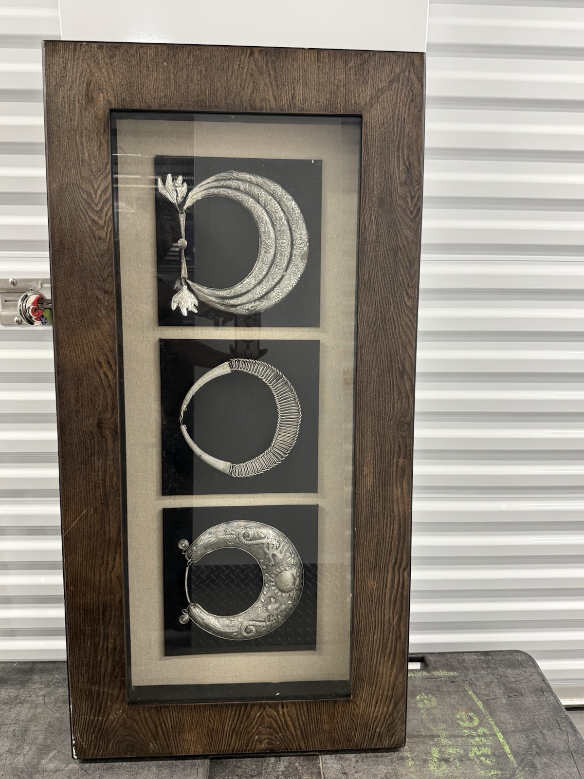 Miao Silver Jewelry Shadow Box