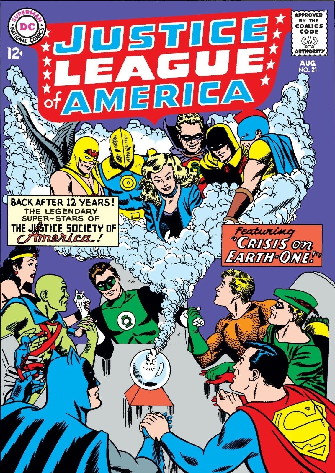 JUSTICE LEAGUE OF AMERICA #21 COMIC BOOK COVER Poster print11&Prime;x17&Prime;