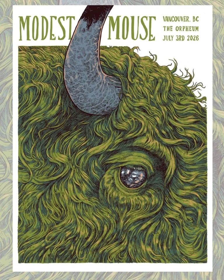 Modest Mouse Vancouver, BC at The Orpheum July 3 2026 Poster