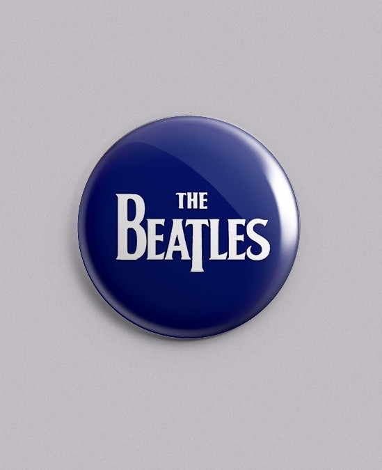 Beatles – Logo – Pin, Badge, Button -1.25&Prime; – FREE Shipping!