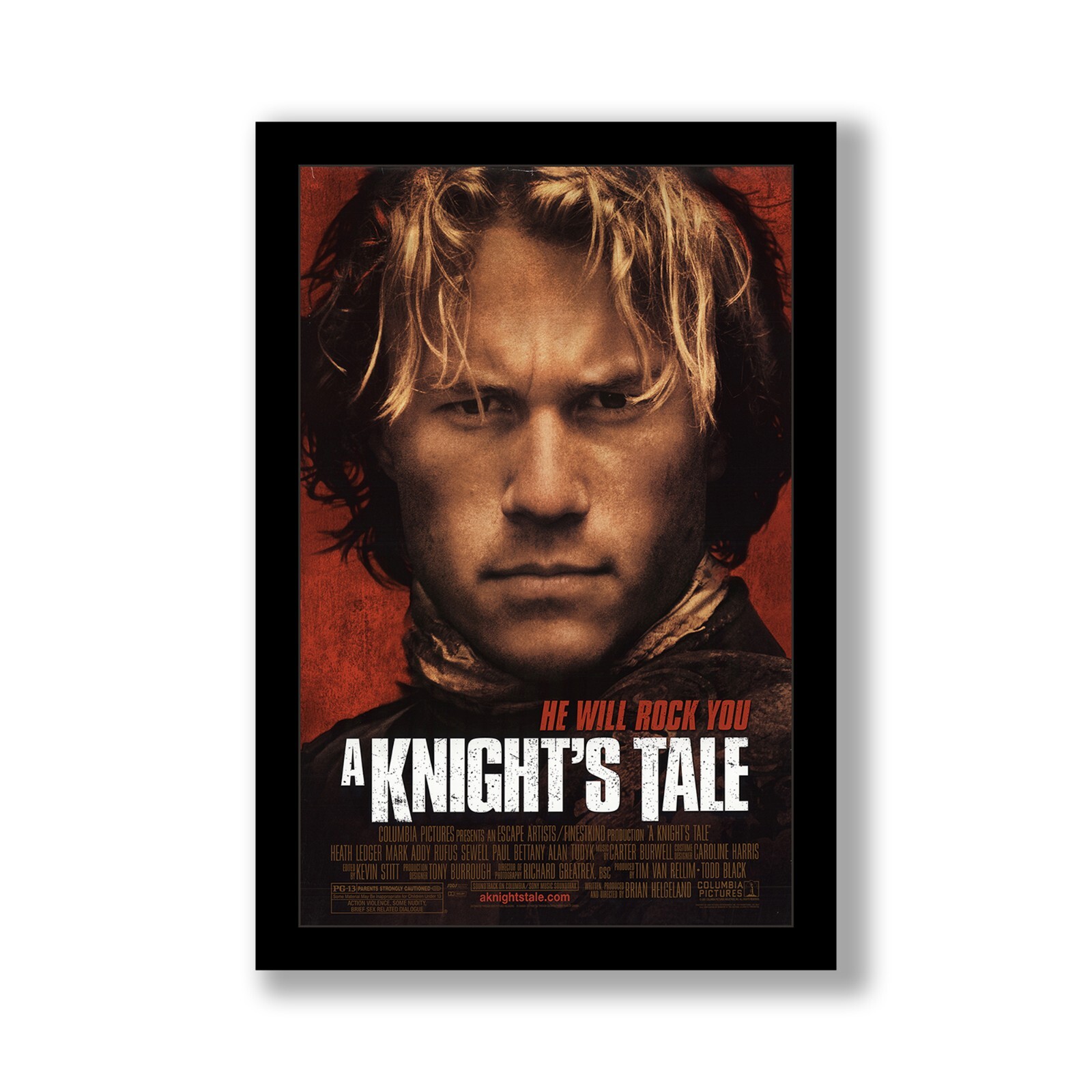 A KNIGHT&rsquo;S TALE – 11×17 Framed Movie Poster by Wallspace